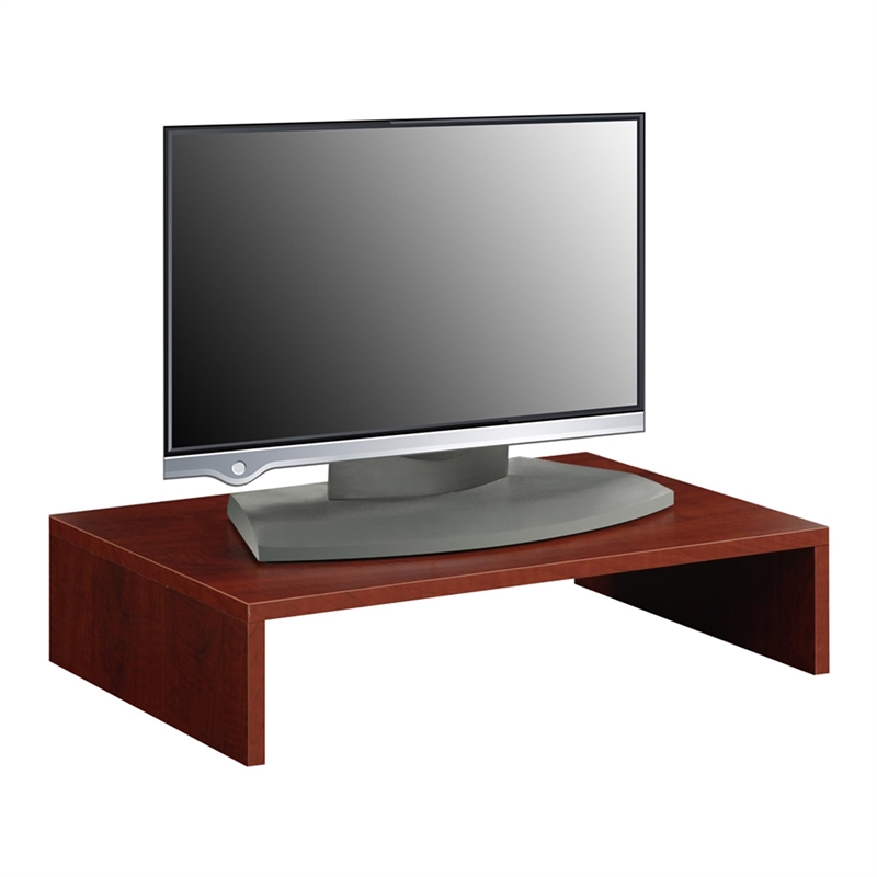 Pemberly Row Small Monitor Riser - Cherry