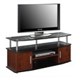 Pemberley Row Wood Cherry/Black TV Stand Rectangular 47.25