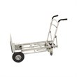 Pemberly Row 3-in-1 Aluminum Hand Truck Cart in Gray