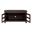 Pemberley Row MDF Espresso TV Stand Corner Transitional 44