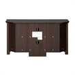 Pemberley Row MDF Espresso TV Stand Corner Transitional 44