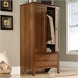 Pemberley Row Wood Washington Cherry Armoire Rectangular Garment Rod