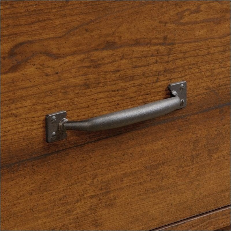 Pemberley Row Wood Washington Cherry Armoire Rectangular Garment Rod