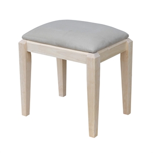 Pemberly Row Unfinished Vanity Bench