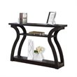 Pemberley Row Wood Cappuccino Console Table Rectangular 47