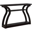 Pemberley Row Wood Cappuccino Console Table Rectangular 47