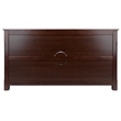 Pemberley Row Solid Wood Cappuccino TV Stand Rectangular 44.02