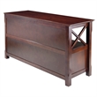 Pemberley Row Solid Wood Cappuccino TV Stand Rectangular 44.02