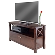 Pemberley Row Solid Wood Cappuccino TV Stand Rectangular 44.02