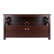 Pemberley Row Solid Wood Cappuccino TV Stand Rectangular 44.02