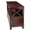 Pemberley Row Solid Wood Cappuccino TV Stand Rectangular 44.02