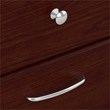 Pemberly Row Transitional Engineered Wood L-Computer Desk with Hutch in Cherry
