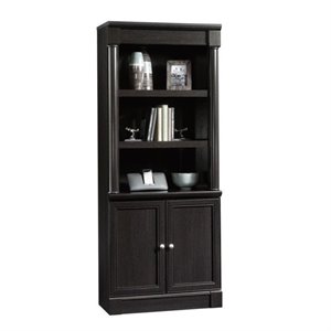 Pemberley Row Engineered Wood Wind Oak Bookcase Rectangular Adjustable Shelves 71.9&quot Unassembled
