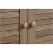 Pemberley Row Solid Wood Salt Oak Storage Cabinet Rectangular 61