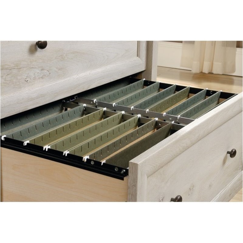 Pemberley Row Engineered Wood Chalked Chestnut File Cabinet Rectangular 29.375