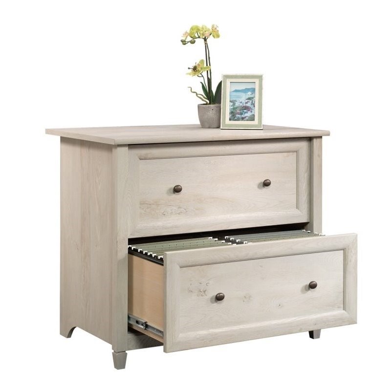 Pemberley Row Engineered Wood Chalked Chestnut File Cabinet Rectangular 29.375