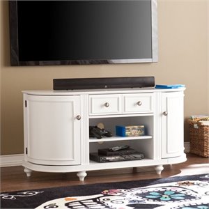 Pemberly Row 48.5&quot TV Stand in White