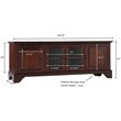 Pemberley Row Wood Mahogany TV Stand Rectangular Adjustable 59.75