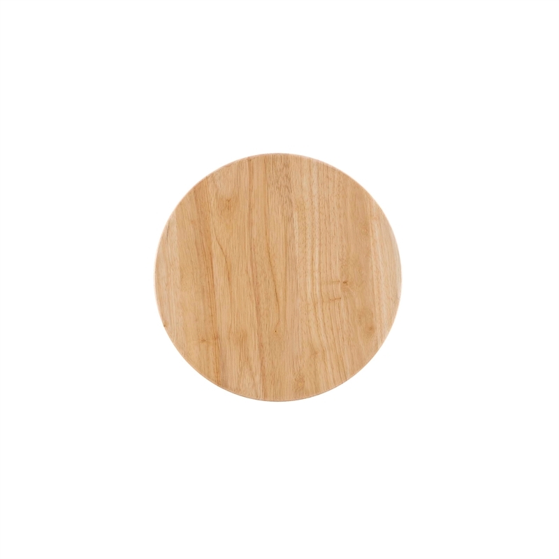 Pemberley Row Wood Brown Bar Stool Round Footrest 24