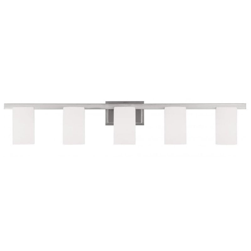 Pemberly Row 5 Light Vanity Light in Brushed Nickel