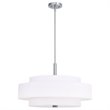 Pemberly Row 5 Light Pendant in Brushed Nickel