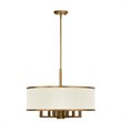 Pemberly Row 6 Light Chandelier in Hand Painted Antique Gold Leaf