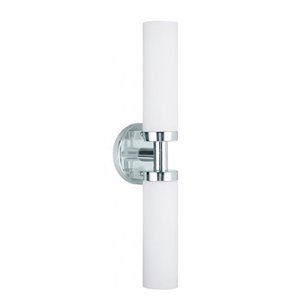 Pemberly Row 2 Light Vanity Light in Polished Chrome