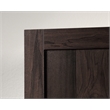 Pemberly Row Engineered Wood 2-Drawers Wardrobe Armoire in Cinnamon Cherry