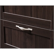 Pemberly Row Engineered Wood 2-Drawers Wardrobe Armoire in Cinnamon Cherry