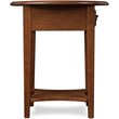 Pemberly Row Oval End Table in Medium Oak