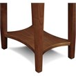 Pemberly Row Oval End Table in Medium Oak