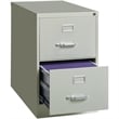 Pemberley Row Metal Light Gray Filing Cabinet Vertical Lockable 28.38