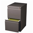 Pemberley Row Metal Espresso Filing Cabinet Rectangular 27.75