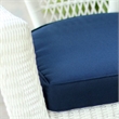 Pemberly Row Wicker / Rattan Rocker Chair in White/Blue (Set of 2)