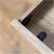 Pemberley Row MDF Driftwood Natural/Black Computer Desk Rectangular USB Port 60