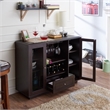 Pemberley Row MDF Wood Veneers Espresso Buffet Rectangular 47.3