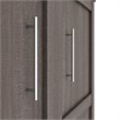 Pemberley Row Wood Gray Wall Bed Rectangular 89.1