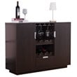 Pemberly Row Wine Rack Buffet in Espresso