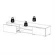 Pemberley Row Engineered Wood White TV Stand Rectangular Wire Management 67.99