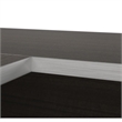 Pemberley Row Particle Board Dark Chocolate Computer Desk U-Shaped 93.6