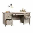 Pemberley Row Wood Chalked Chestnut Executive Desk Rectangular 65