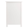 Pemberly Row Transitional Composite Wood Office Writing Desk in White