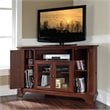 Pemberley Row Solid Hardwood Vintage Mahogany Corner TV Stand Rectangular Adjustable 47.75