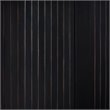Pemberly Row Coastal Wood Hall Tree in Distressed Black Finish
