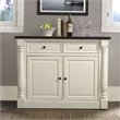 Pemberley Row Hardwood and Veneer White Buffet Rectangular Adjustable Shelves 36.25