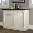 Pemberley Row Hardwood and Veneer White Buffet Rectangular Adjustable Shelves 36.25