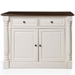 Pemberley Row Hardwood and Veneer White Buffet Rectangular Adjustable Shelves 36.25