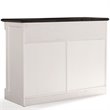 Pemberley Row Hardwood and Veneer White Buffet Rectangular Adjustable Shelves 36.25