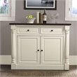 Pemberley Row Hardwood and Veneer White Buffet Rectangular Adjustable Shelves 36.25