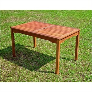 Pemberly Row Outdoor Rectangular Dining Table